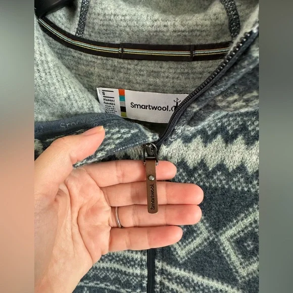 Smart wool “fleece hooded poncho” - Picture 5 of 6